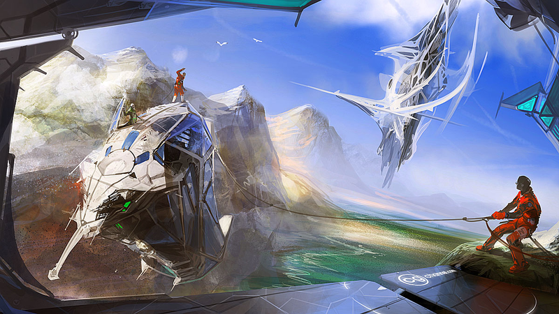 Illustration for article titled Spaceship Concept Art (Gallery 2)